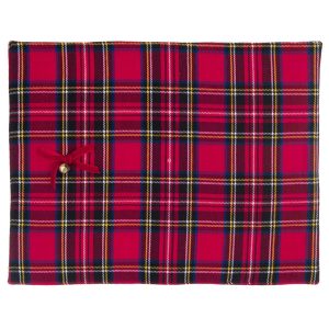 Set De Table Rectangulaire En Coton Rouge Tartan 35×45 CM