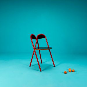 RENE-JEAN CAILLETTE, SET 4 CHAISES PRIMEVERE, 1982