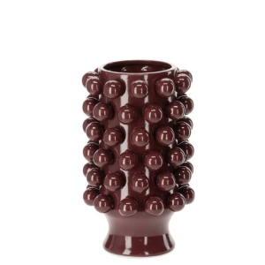 Vase GRAPPA en grès Aubergine – Design Tendance gm