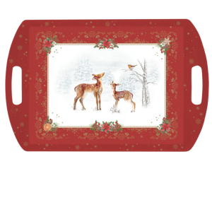 Plateau en Mélamine Collection Mélodies De Noël 35×52 CM Easy Life