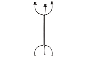 Chandelier 3 Branches Noir Buffet