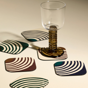 DESSOUS DE VERRE MIRAGE – CARMIN
