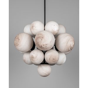 Suspension Globe Nova – Noir gunmetal