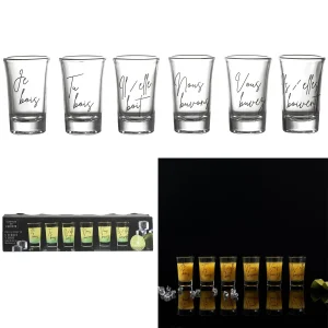 COFFRET VERRE A SHOT X6