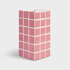 Vase tile rose – Klevering