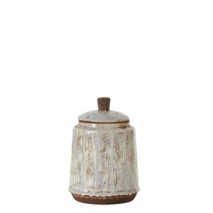 Boîte TERRA en Terre Cuite Grise – Design Artisanal & Brut
