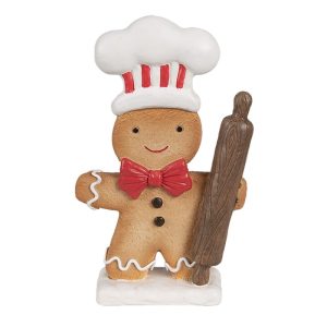 Bonhomme De Noël Pain D&rsquo;épices Cuistot 11x4x18 CM