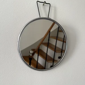 Miroir barbier rond #2