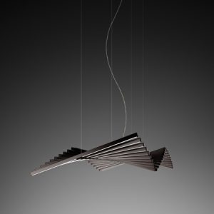Suspension Rhythm – 189 cm L – Laqué marron foncé