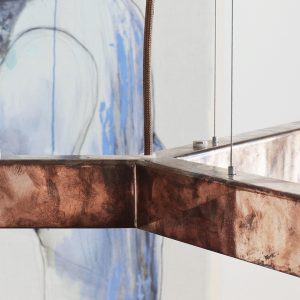 Suspension Y model – 80 cm – Laiton bruni