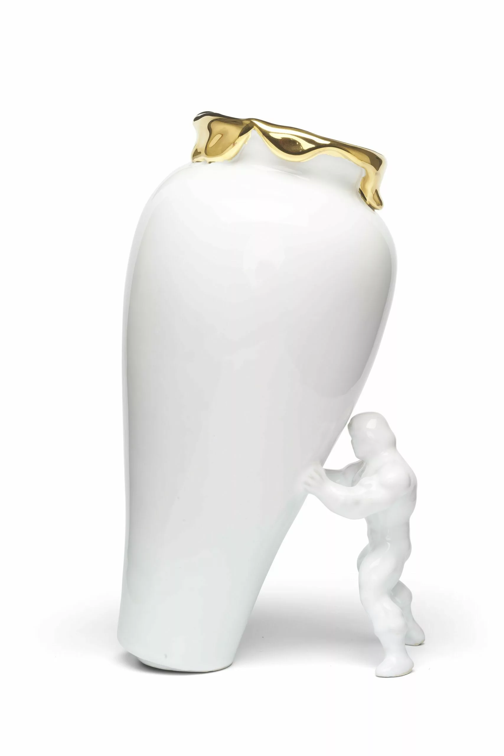 Vase / Pot de fleurs original My Superhero Gold au design incroyable
