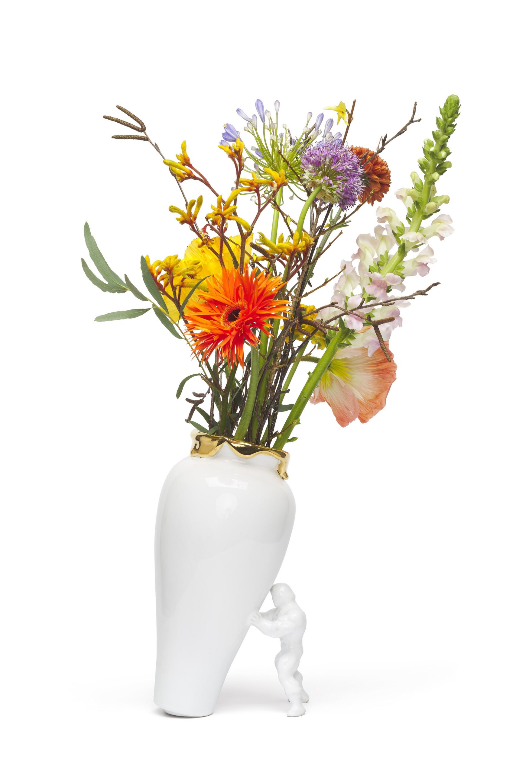 Vase / Pot de fleurs original My Superhero Gold au design incroyable – Image 3