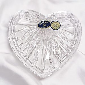 Boîte cœur en cristal