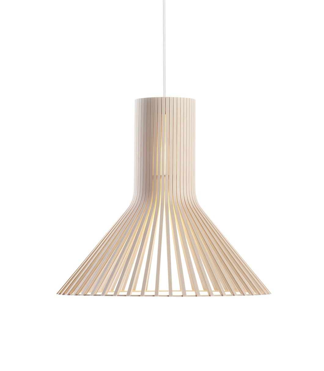 Suspension au design scandinave Puncto 4203 en bois naturel par Secto Design – Image 3