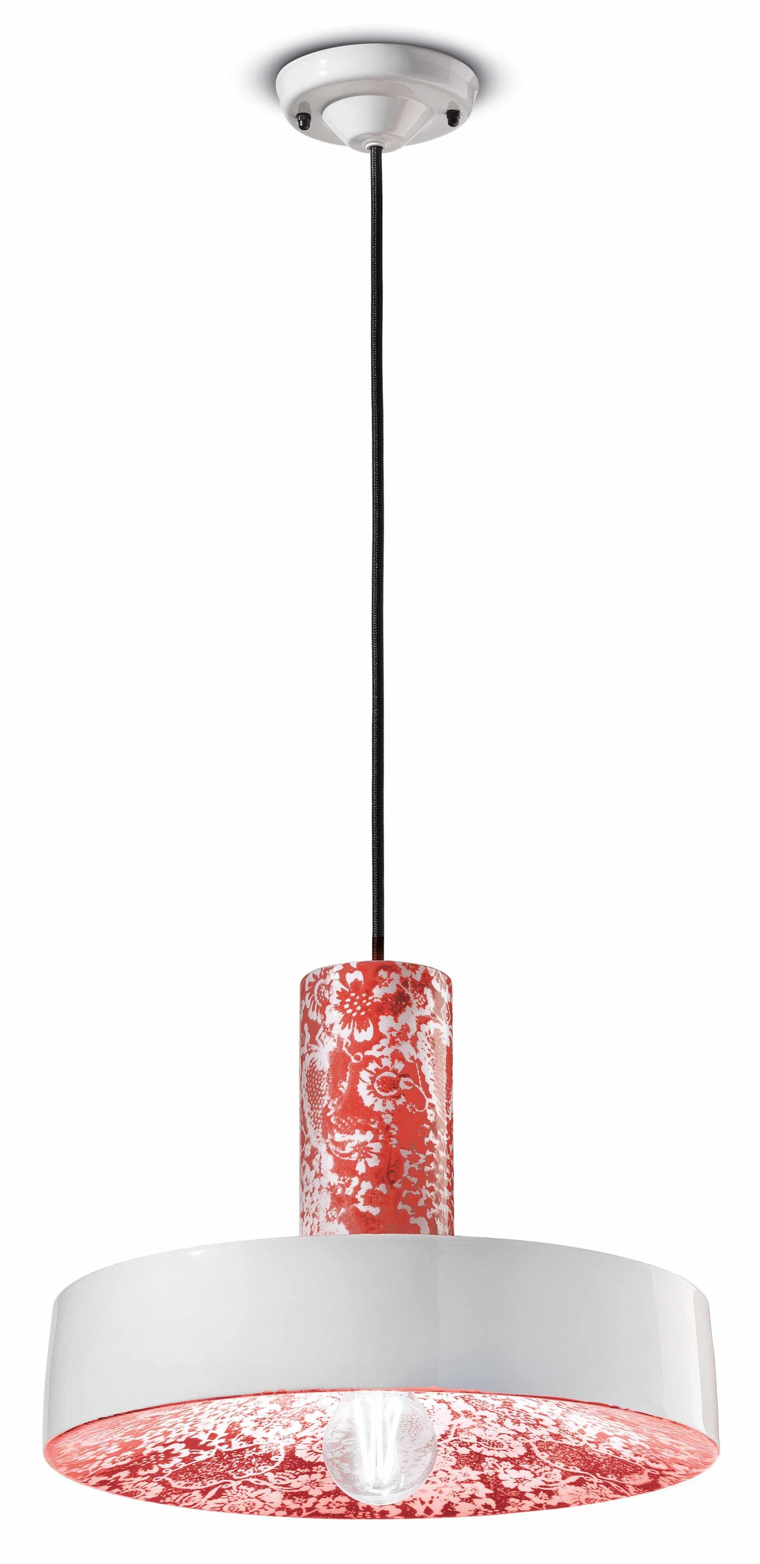 Suspension PI en céramique contemporaine en 6 coloris par Ferroluce – Image 3