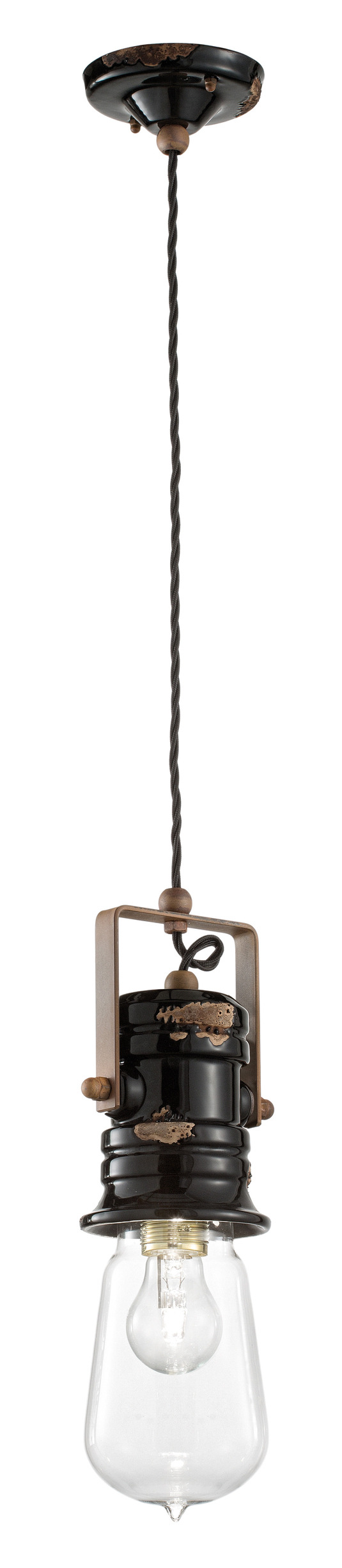 Suspension Urban minimaliste en céramique par Ferroluce