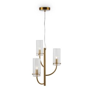 Suspension Arco en métal et verre au design vintage par Maytoni