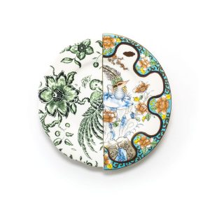 Assiette Hybride Zoe en porcelaine par CTRLZACK x Seletti