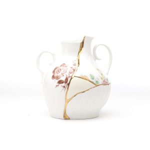 Vase Kintsugi 2 en porcelaine par Marcantonio x Seletti