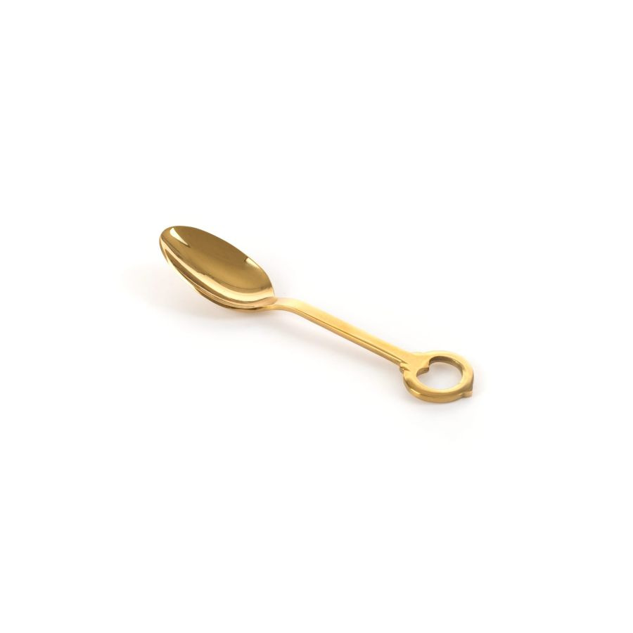 Set de couverts dorés Keytlery en acier inoxydable par Alessandro Zambelli x Seletti – Image 3