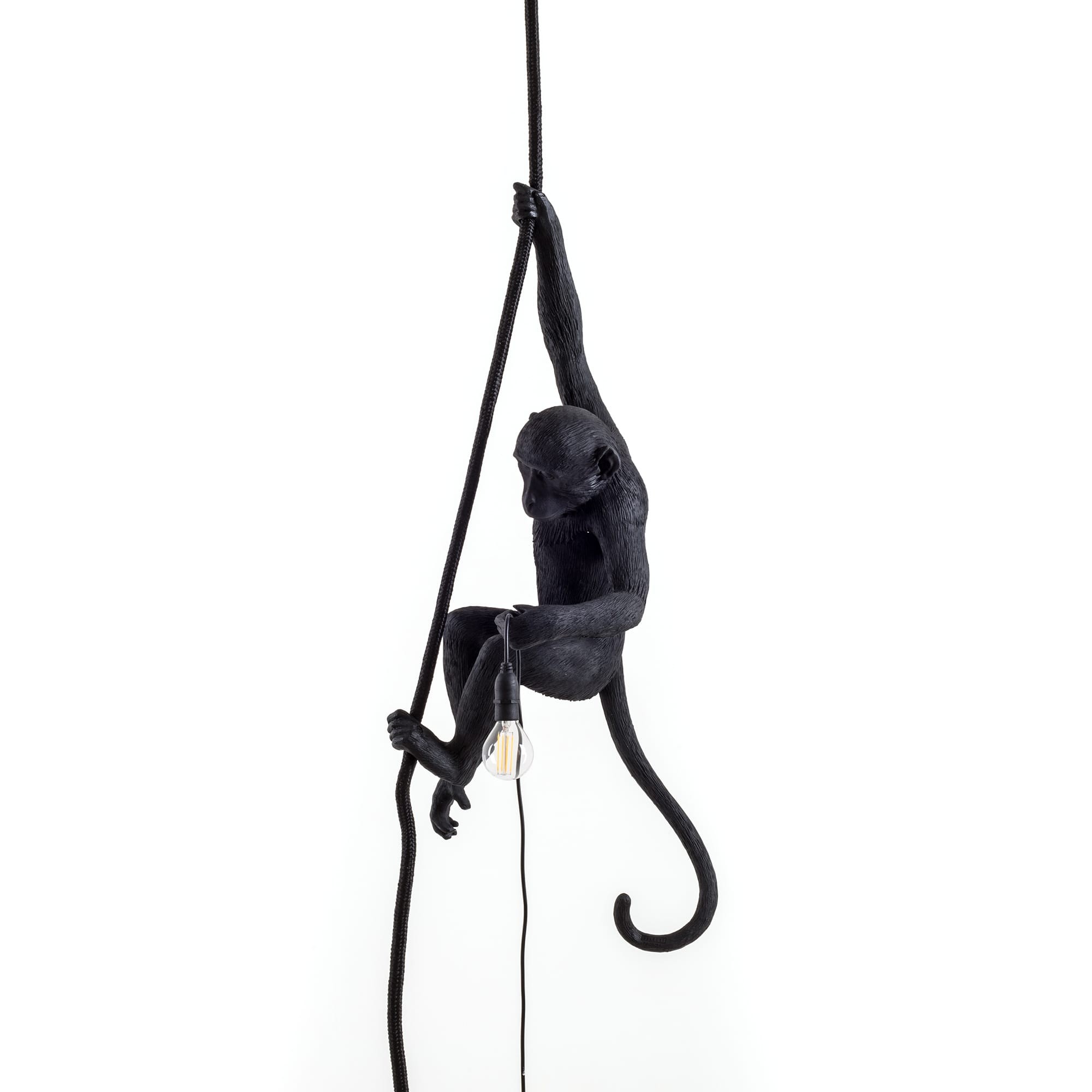 Suspension the Monkey en résine noire par Seletti – Image 3