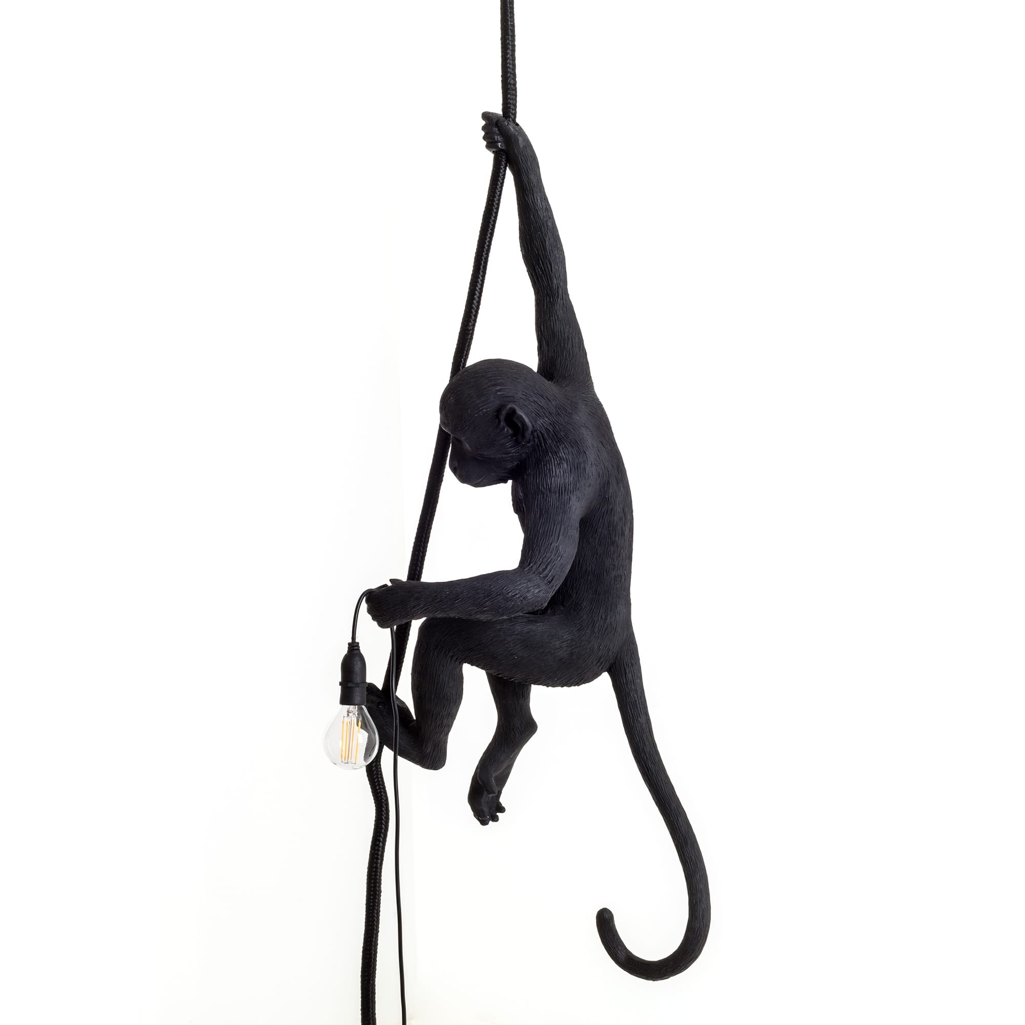 Suspension the Monkey en résine noire par Seletti – Image 2