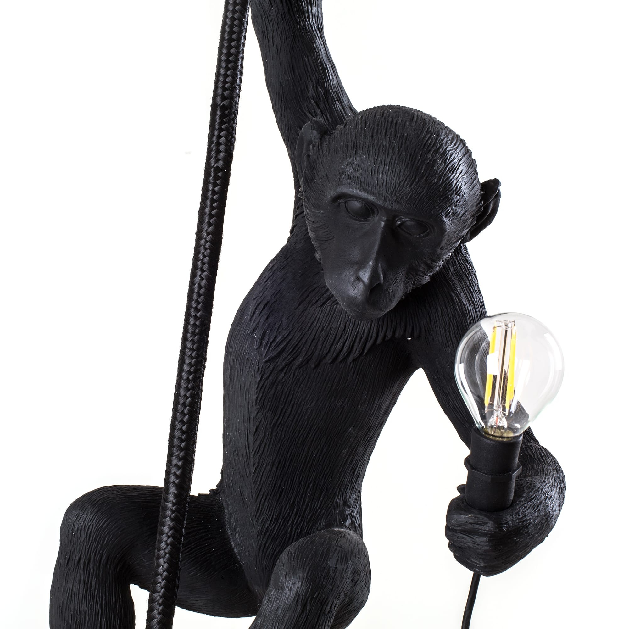 Suspension the Monkey en résine noire par Seletti – Image 7