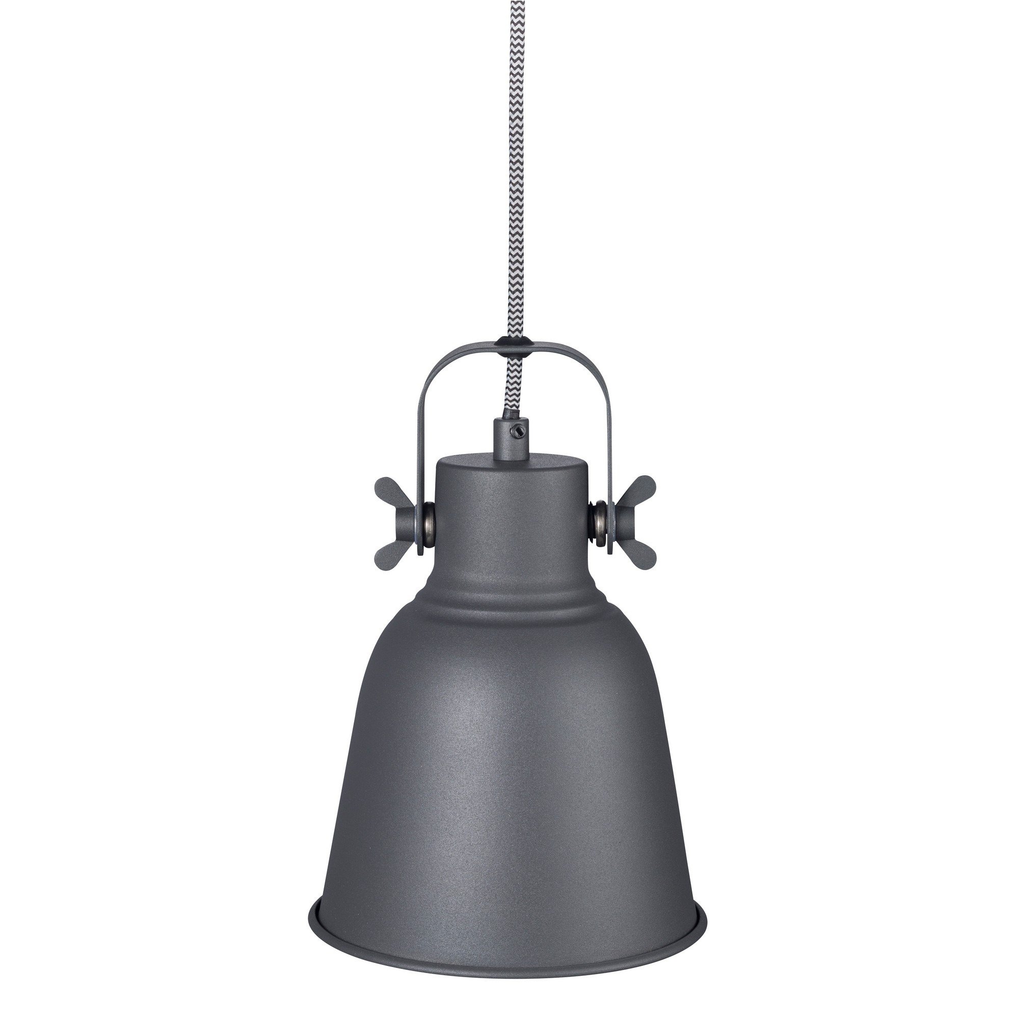 Suspension Adrian cadre en métal avec abat-jour en forme de cloche orientable au design industriel par Nordlux – Image 3