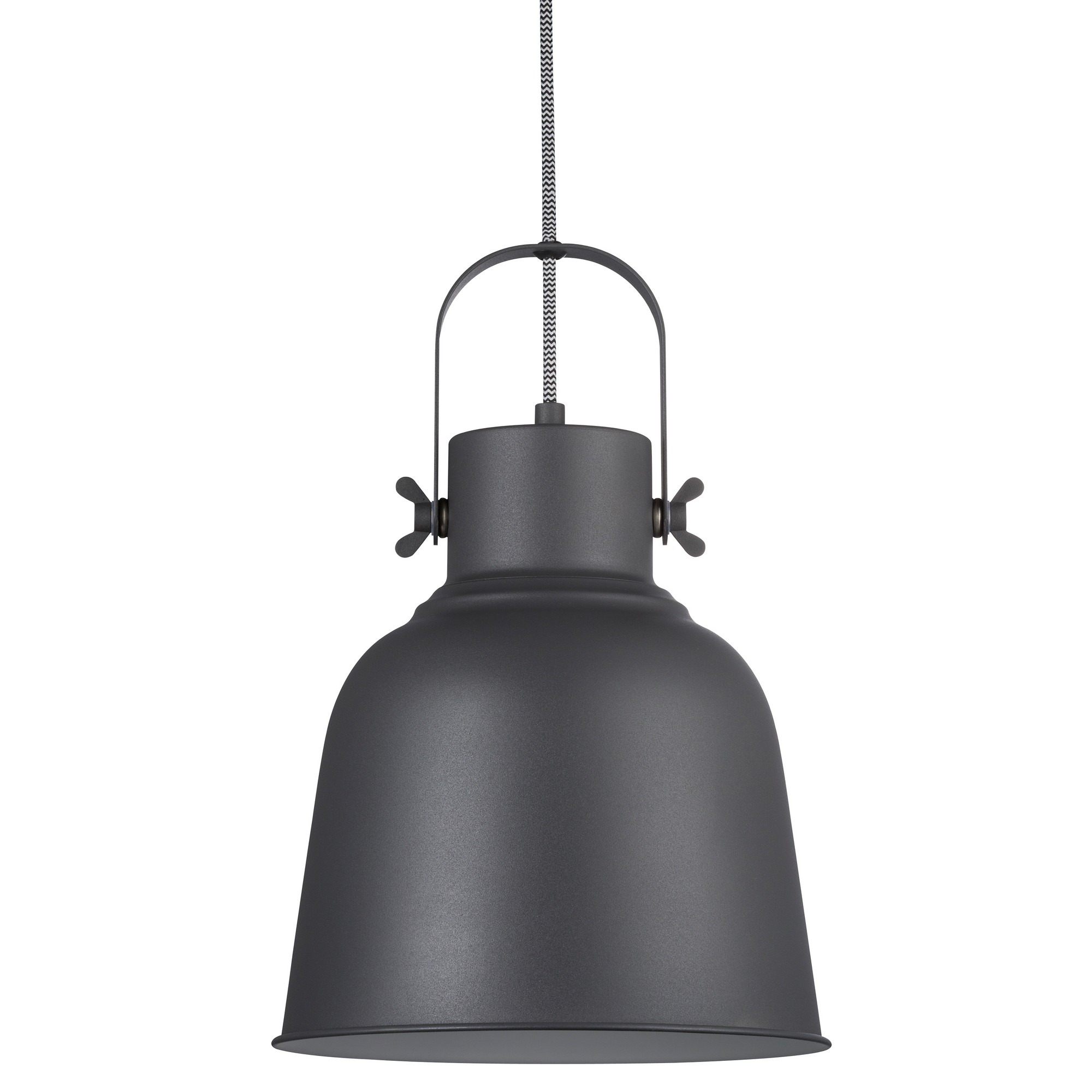 Suspension Adrian cadre en métal avec abat-jour en forme de cloche orientable au design industriel par Nordlux – Image 6