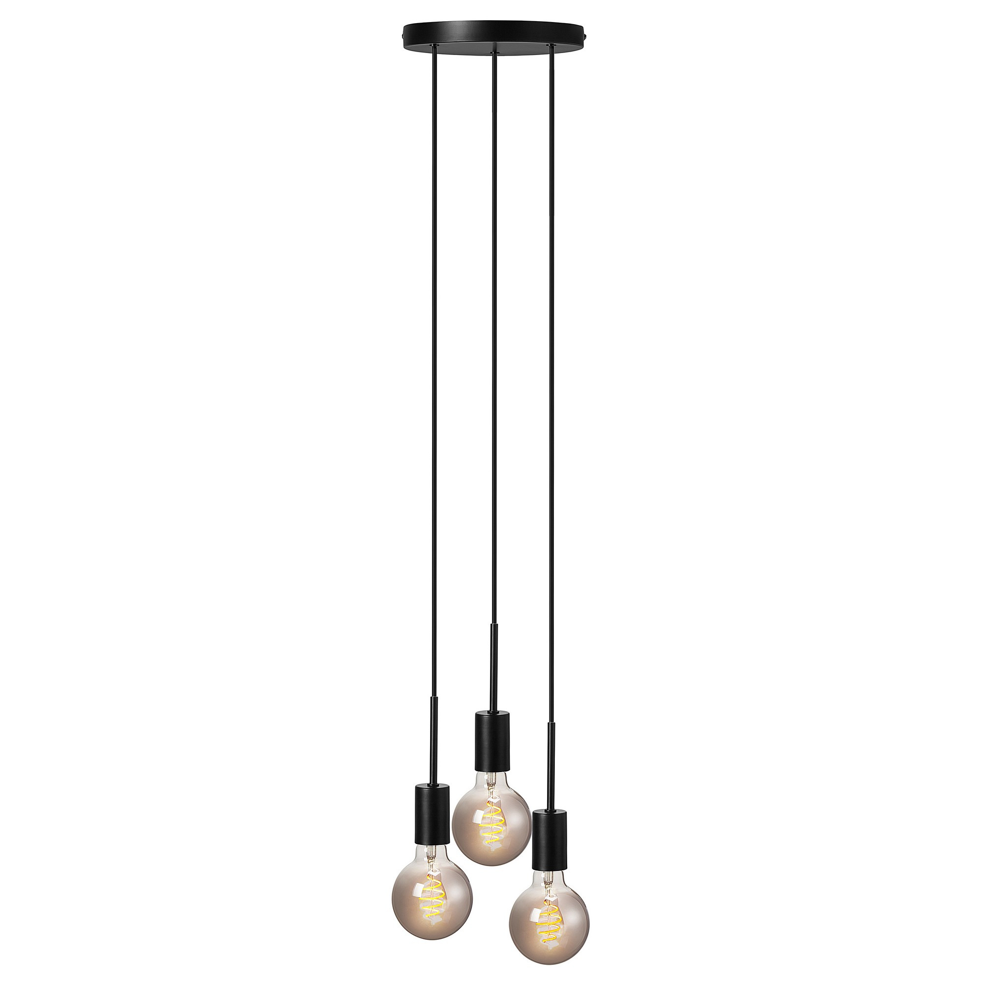 Suspension Paco en métal avec abat-jour tubulaire pour ampoule décorative au design industriel par Nordlux – Image 8