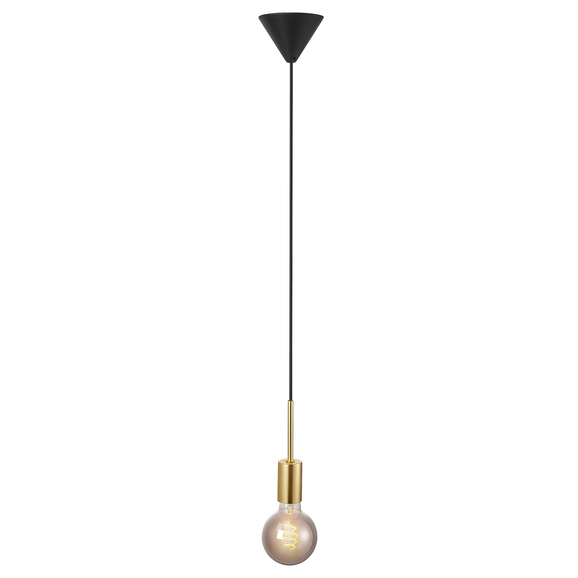 Suspension Paco en métal avec abat-jour tubulaire pour ampoule décorative au design industriel par Nordlux – Image 7