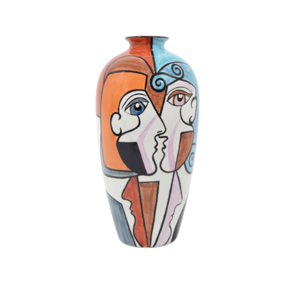 Vase visages « Pablo » – H46cm – Image 2
