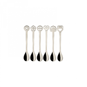 BUGATTI – Coffret 6 Cuillères Moka « Porte Bonheur »