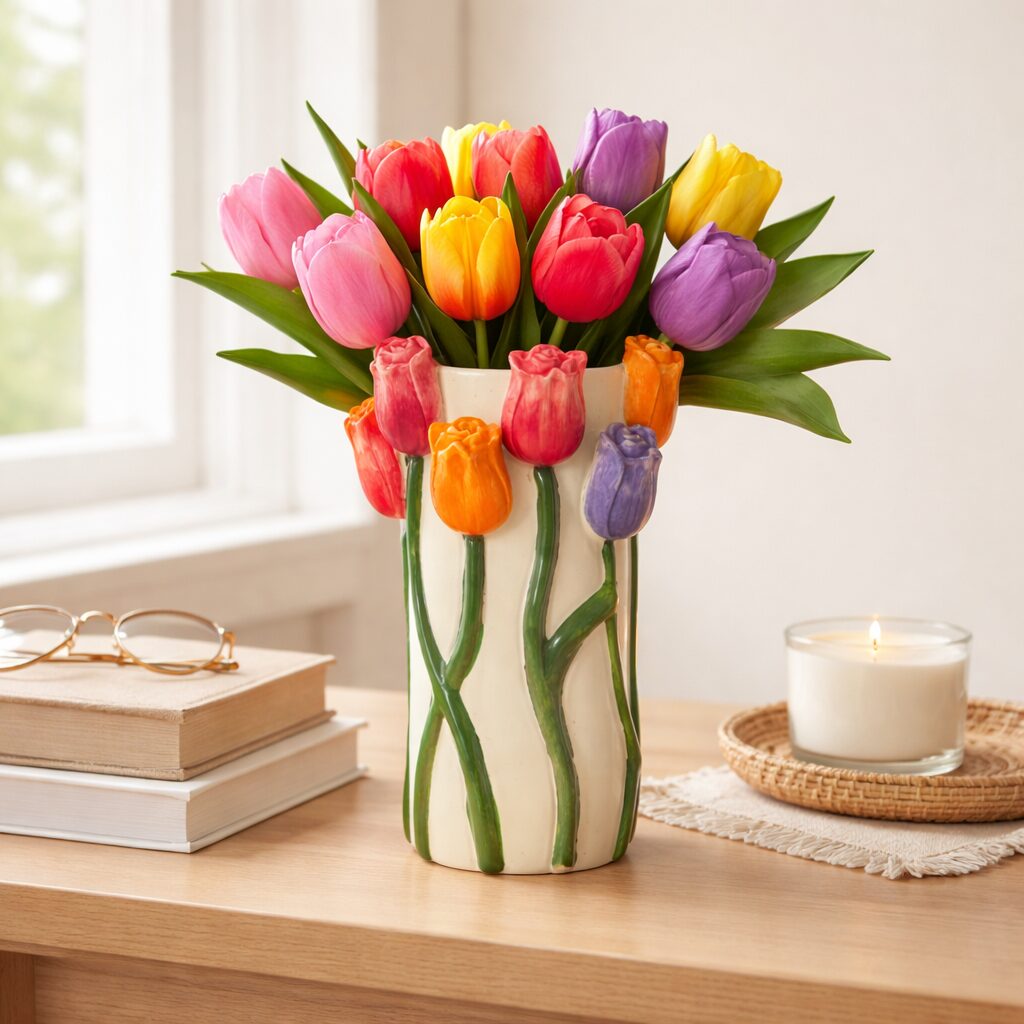 Vase Tulipe – H23 cm – Image 3