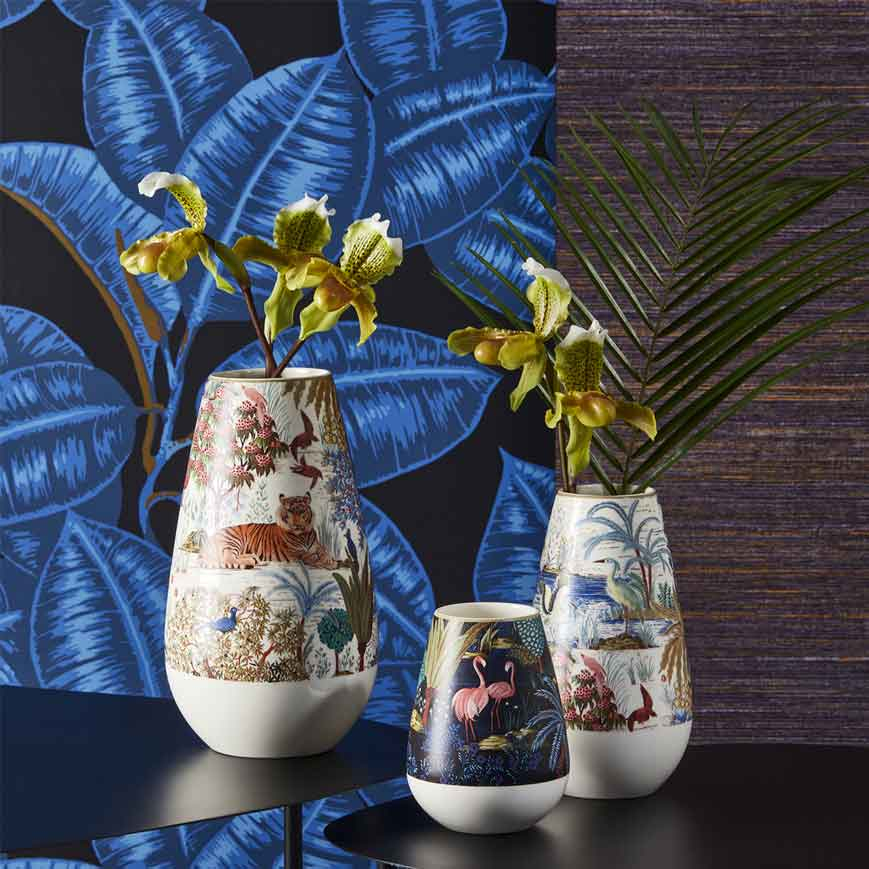 Gien – Moyen vase bulbe 21cm Jardin du Palais – Image 3