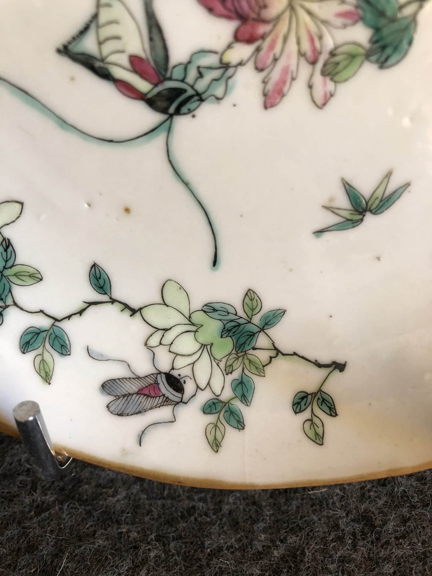 Petite assiette en porcelaine. Chine, XIXe siècle – Image 9