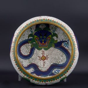 Coupe chinoise cloisonnée, fin XIXe siècle