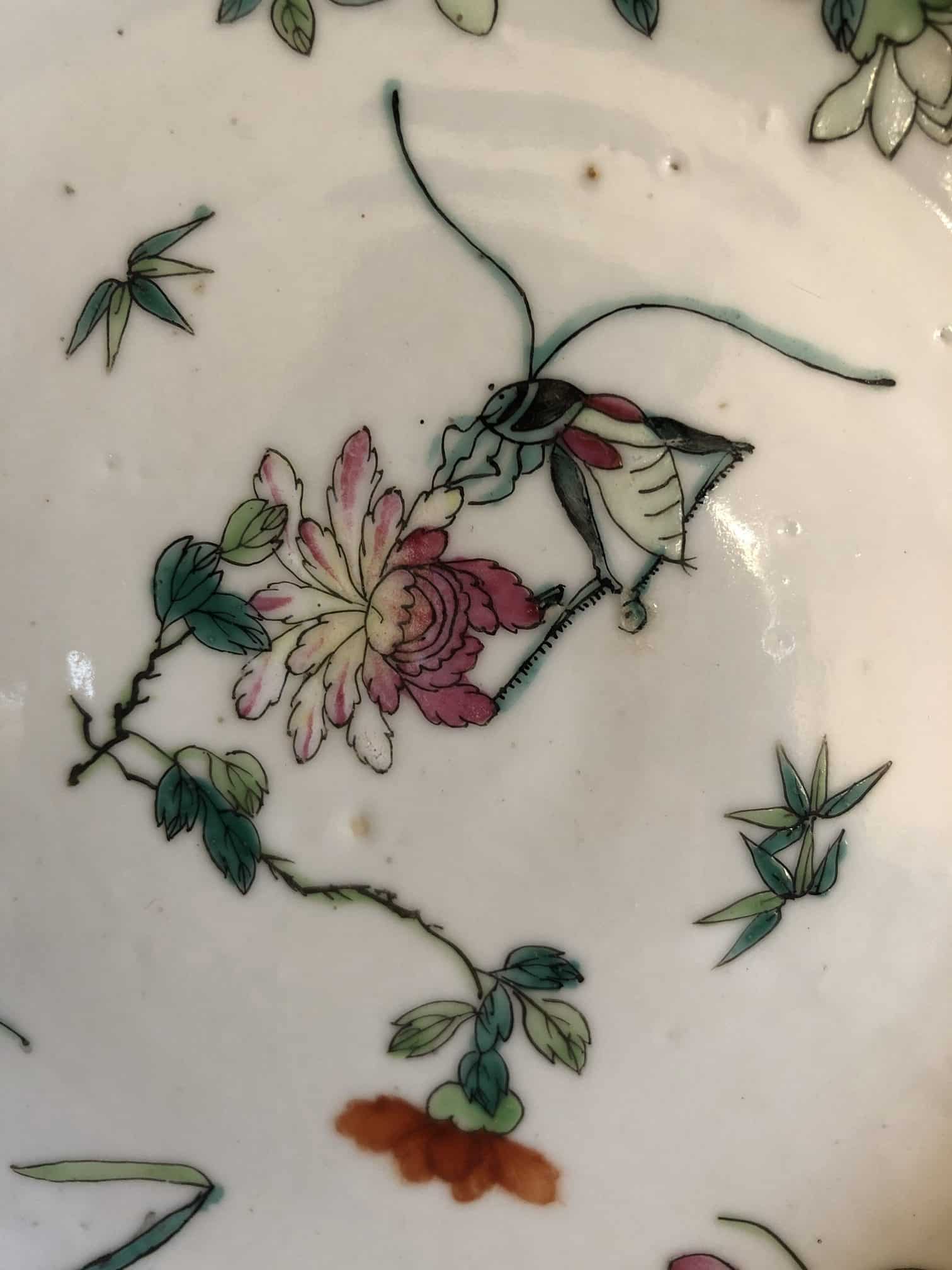 Petite assiette en porcelaine. Chine, XIXe siècle – Image 8
