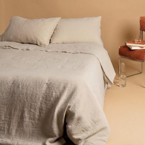 Drap plat en Chanvre Pur – 180x275cm