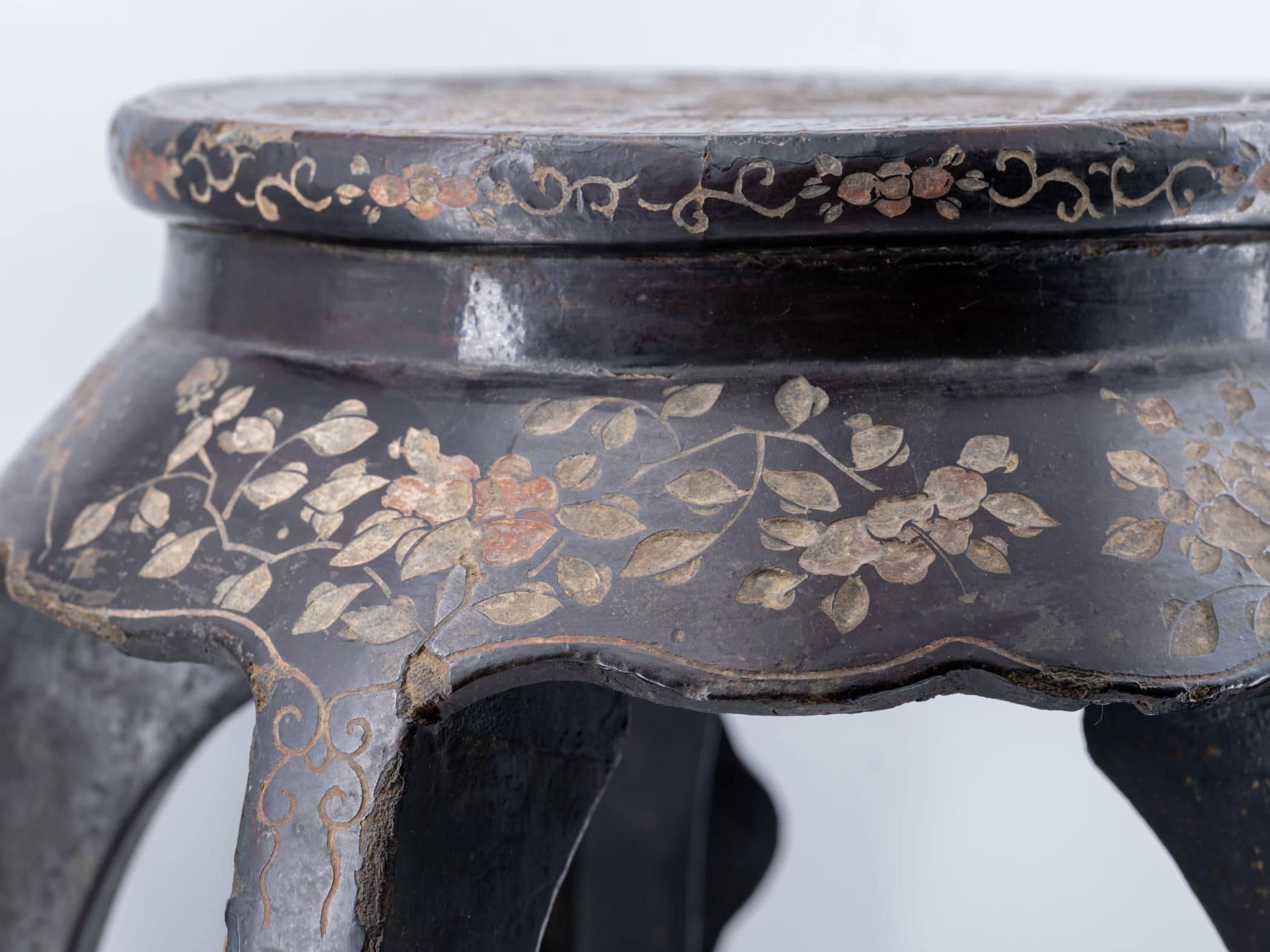 Petite sellette dans le goût chinois, fin XIXe début XXe siècle – Image 5