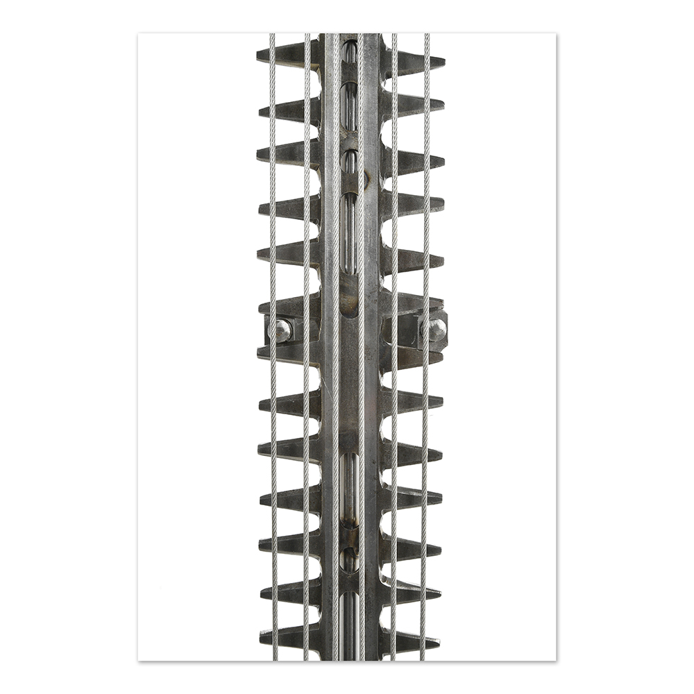 Guitare décorative en métaux assemblés à la main – Image 7