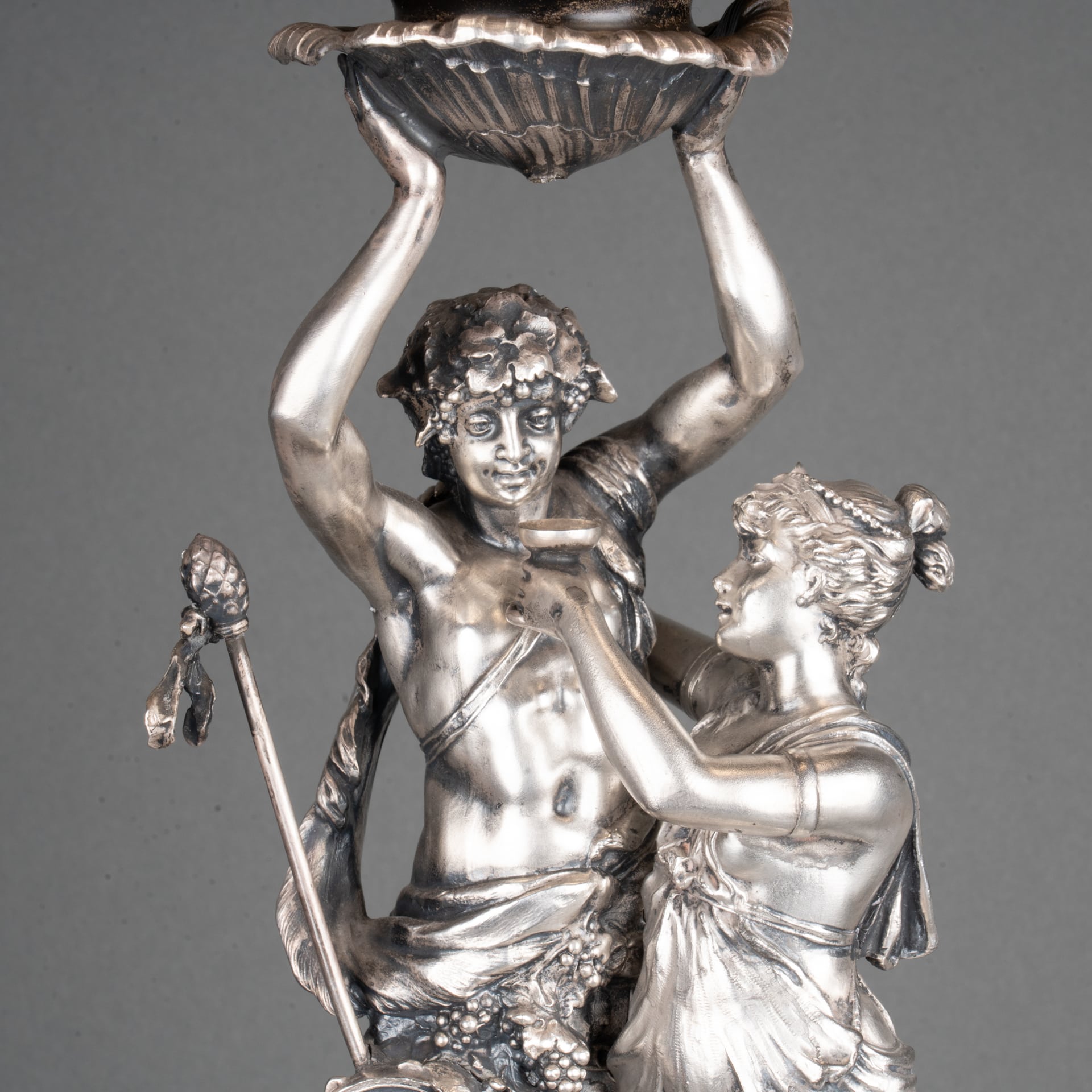 Présentoir en métal et/ou bronze argenté, XIXe siècle – Image 6