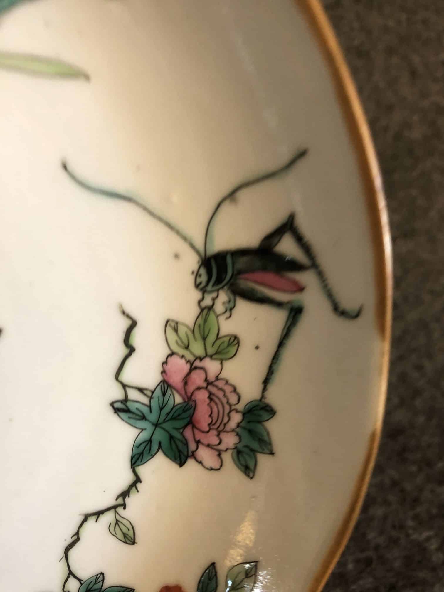 Petite assiette en porcelaine. Chine, XIXe siècle – Image 6