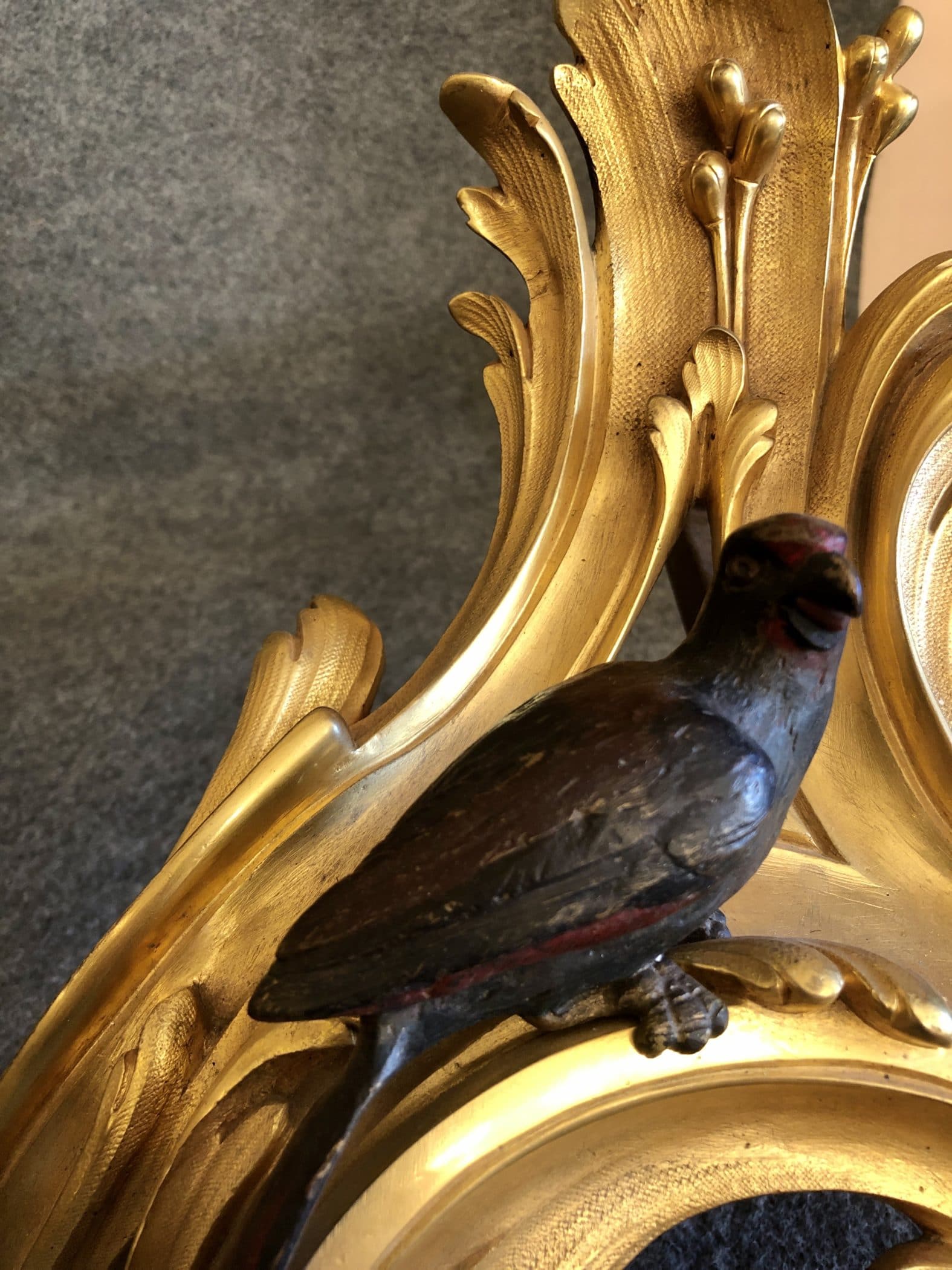 Paire de chenets en bronze, Vienne, XIXe siècle – Image 4