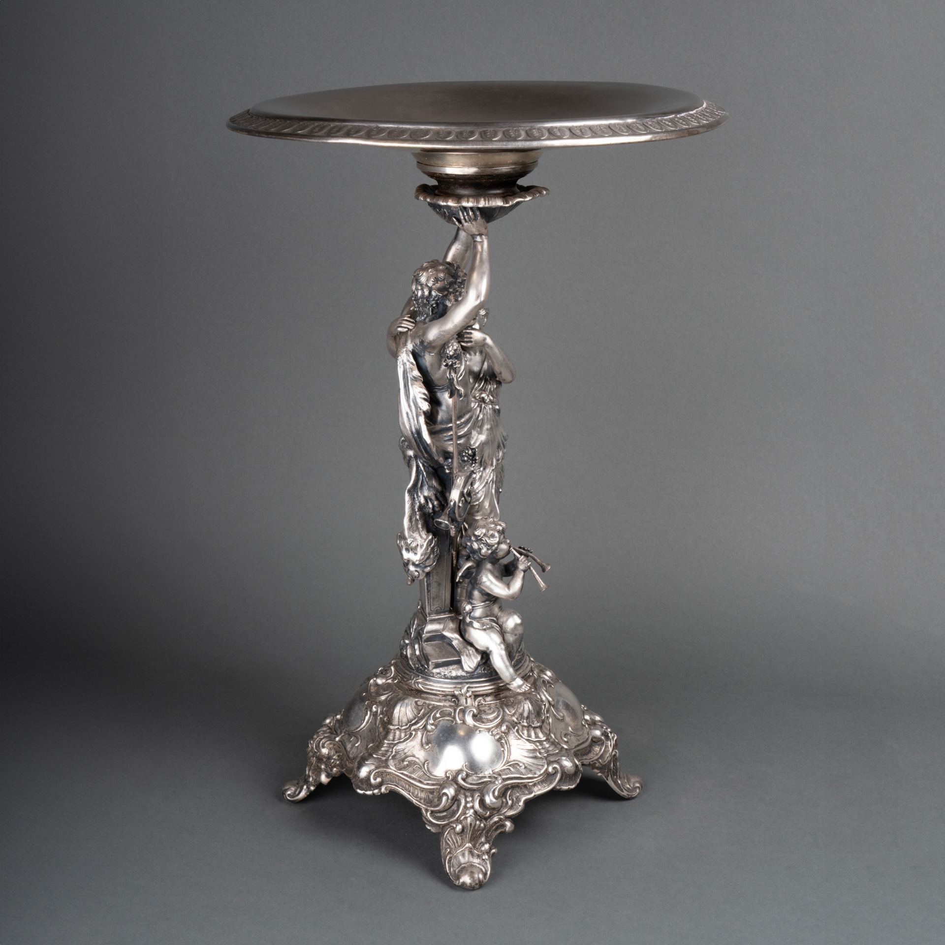 Présentoir en métal et/ou bronze argenté, XIXe siècle – Image 5