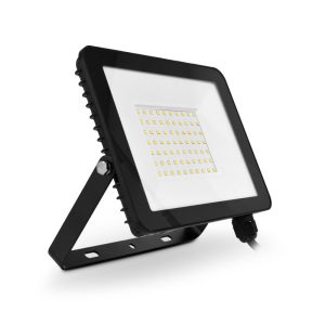 PROJECTEUR EXTERIEUR LED PLAT NOIR 50W 4000K IP65