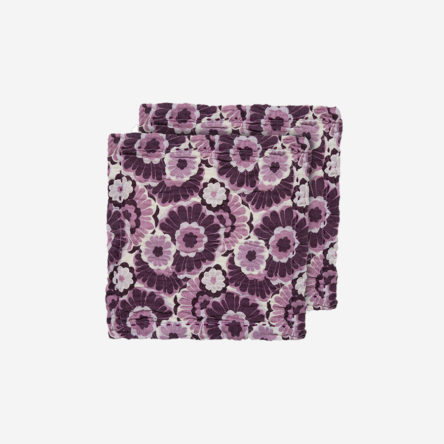 Serviettes – Fleurie Bordeaux