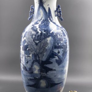 Grand vase en terre cuite vernissée, Chine, XIXe siècle