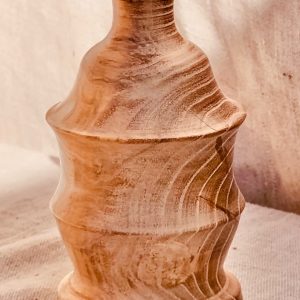Petit Vase en bois tourné en acacia